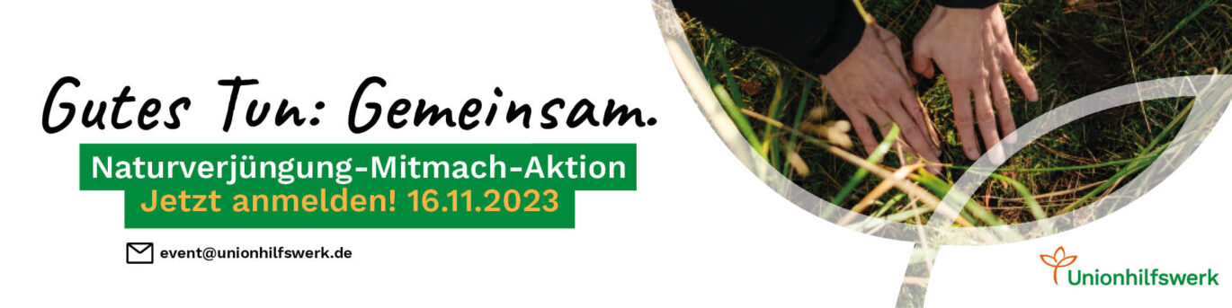 Banner Mitmach-Aktion Naturverjüngung 2023